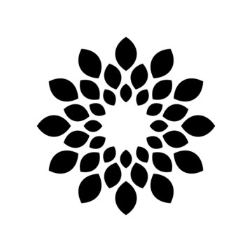 Modern geometric design mandala. Tattoo idea pattern. 