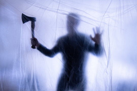 Psychopath murder with an axe