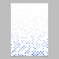 Abstract dot pattern background brochure template - vector graphic