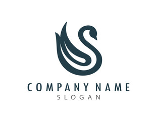 Fototapeta premium Swan logo