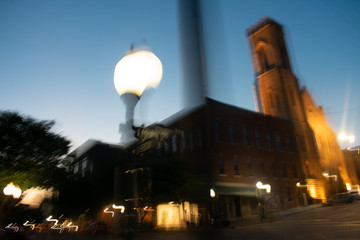 Fototapeta premium factory at night