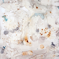 Vintage watercolor texture with autumn tone