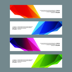 Naklejka premium Vector Abstract banner web templateVector Abstract banner web templateVector Abstract banner web templateVector Abstract banner web template