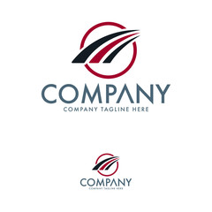 Logistic Logo Design. Road Logo Icon