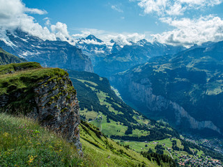 Swiss Alps near Mannlichan