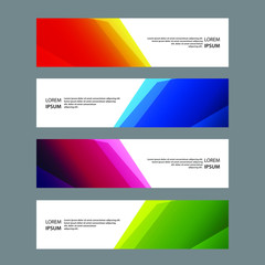 Vector Abstract banner web template