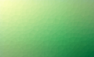 Abstract green colorful lowploly of many triangles background for use in design. EPS10 vector