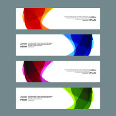 Vector Abstract banner web template