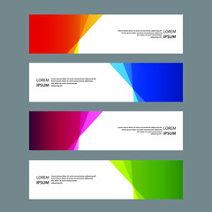 Vector Abstract banner web template