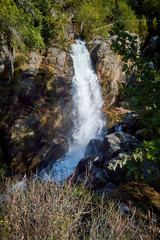 Slidding water in a hot summer afternoon