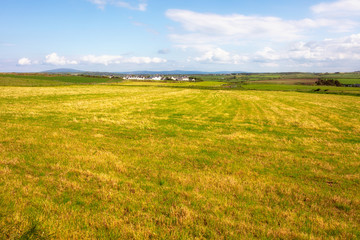  wide angle shoot summer countryside morning,Northern Ireland