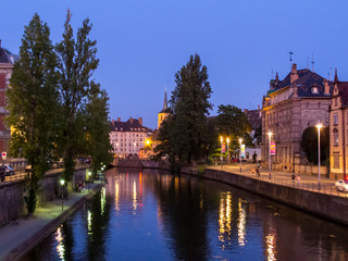 Fototapeta na wymiar La Petite France Neighborhood in Strasbourg