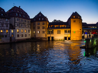 Fototapeta premium Houses in La Petite France Neighborhood in Strasbourg