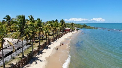 Fototapeta premium Praias de Santo André, Santo André Beaches, Bahía, Brazil