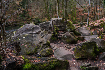 Rock formations in Devil's Canyon,