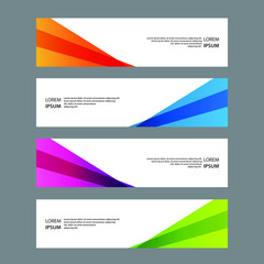 Vector Abstract banner web template