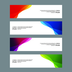 Vector Abstract banner web template