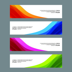 Vector Abstract banner web template