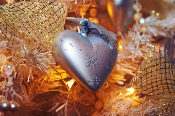Toys on the Christmas tree