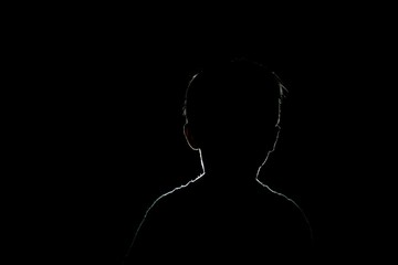 silhouette of pregnant woman