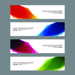 Vector Abstract banner web template