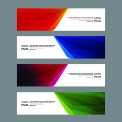 Vector Abstract banner web template