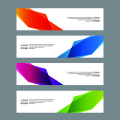 Vector Abstract banner web template