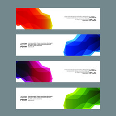 Vector Abstract banner web template