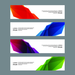 Vector Abstract banner web template