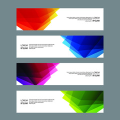 Vector Abstract banner web template
