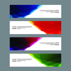 Vector Abstract banner web template