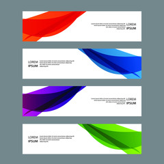 Vector Abstract banner web template