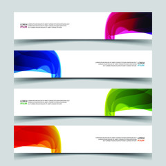 Vector Abstract banner web template