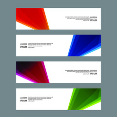 Vector Abstract banner web template