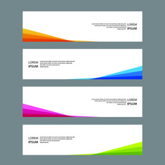 Vector Abstract banner web template