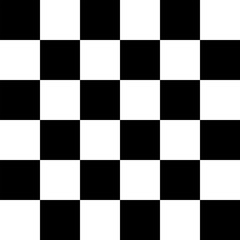 Checkered, chequered seamless pattern. Chess squares repeatable texture. Checkerboard tiles background