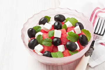 Watermelon summer salad