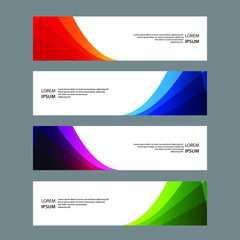Vector Abstract banner web template