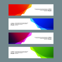 Vector Abstract banner web template
