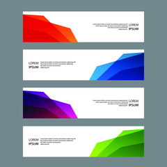 Vector Abstract banner web template