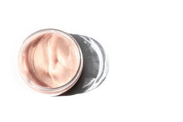 Golden face mask, moisturizing beauty cream skincare and spa cosmetics - Anti-age product, luxury body care and organic science concept