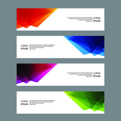 Vector Abstract banner web template