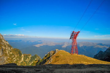 Obraz premium Cable car structure