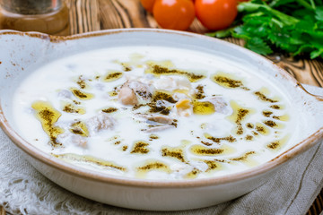 lamb with yoghurt Turkish cuisine uvalarma