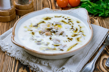 lamb with yoghurt Turkish cuisine uvalarma