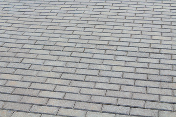 Paving slabs from blocks. Close-up. Top view. Background. Texture.