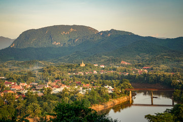 Landscape of Luang Prabang in Laos