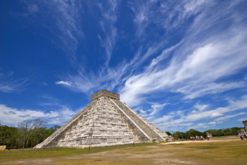 chichen itza piramide principal méxico  Yucatan Maravillas munco 