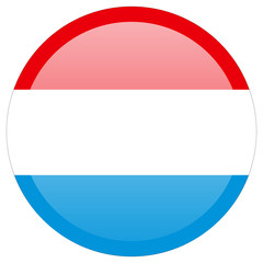 Luxembourg flag. Accurate dimensions, element proportions and colors