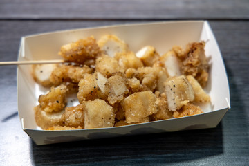 famous taiwanese snack-fried squid
